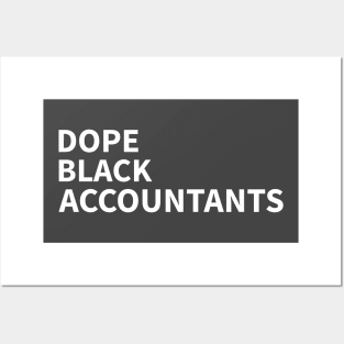 DOPE BLACK ACCOUNTANT Posters and Art